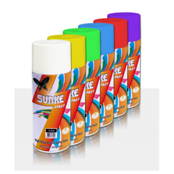 สีสเปรย์ ขาว 100 SUNKE